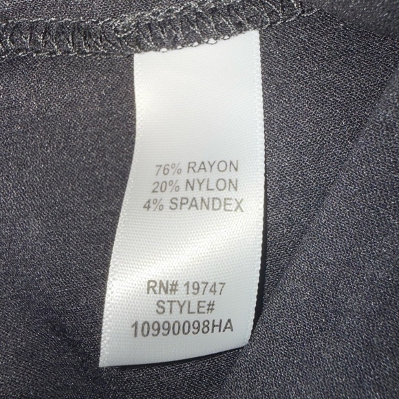 NWT Counterparts Black Wide Leg Pants - Small - Picture 6 of 6